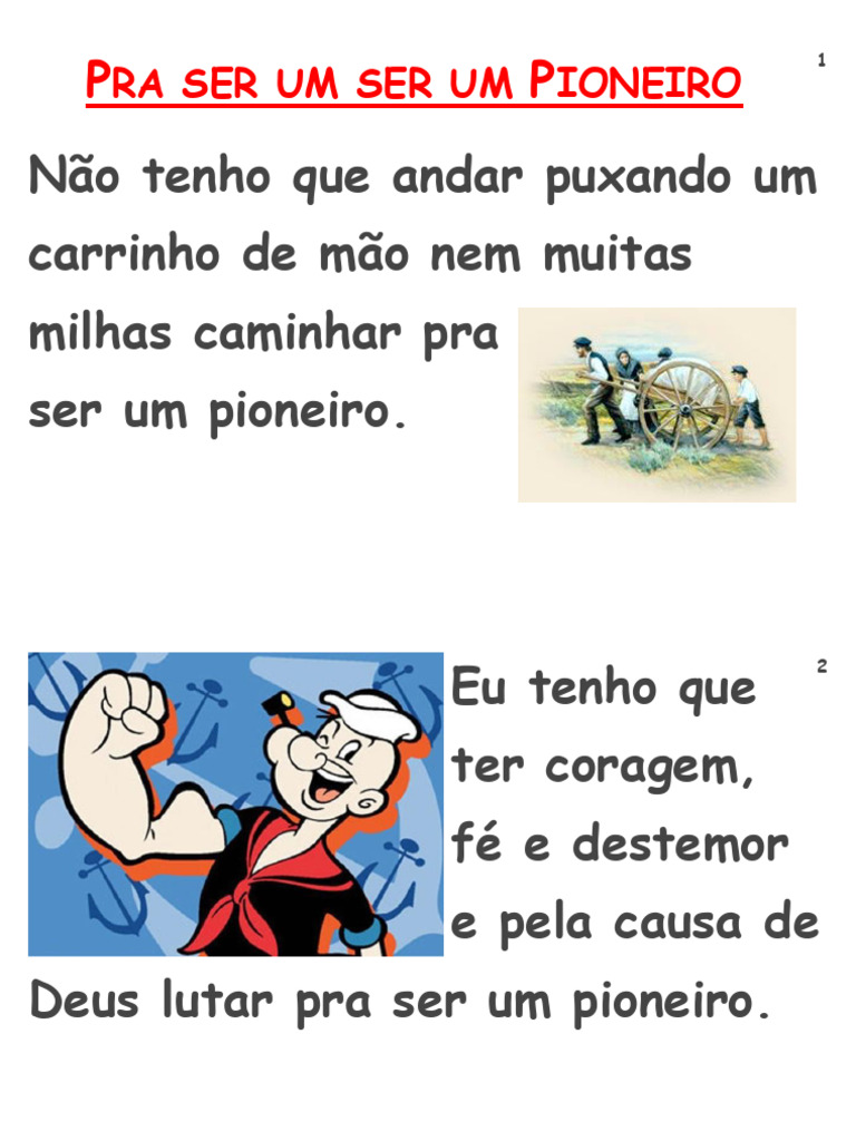 Como Ser um Pioneiro na Fé | PDF | Gastronomia, comida e vinho | Autoajuda