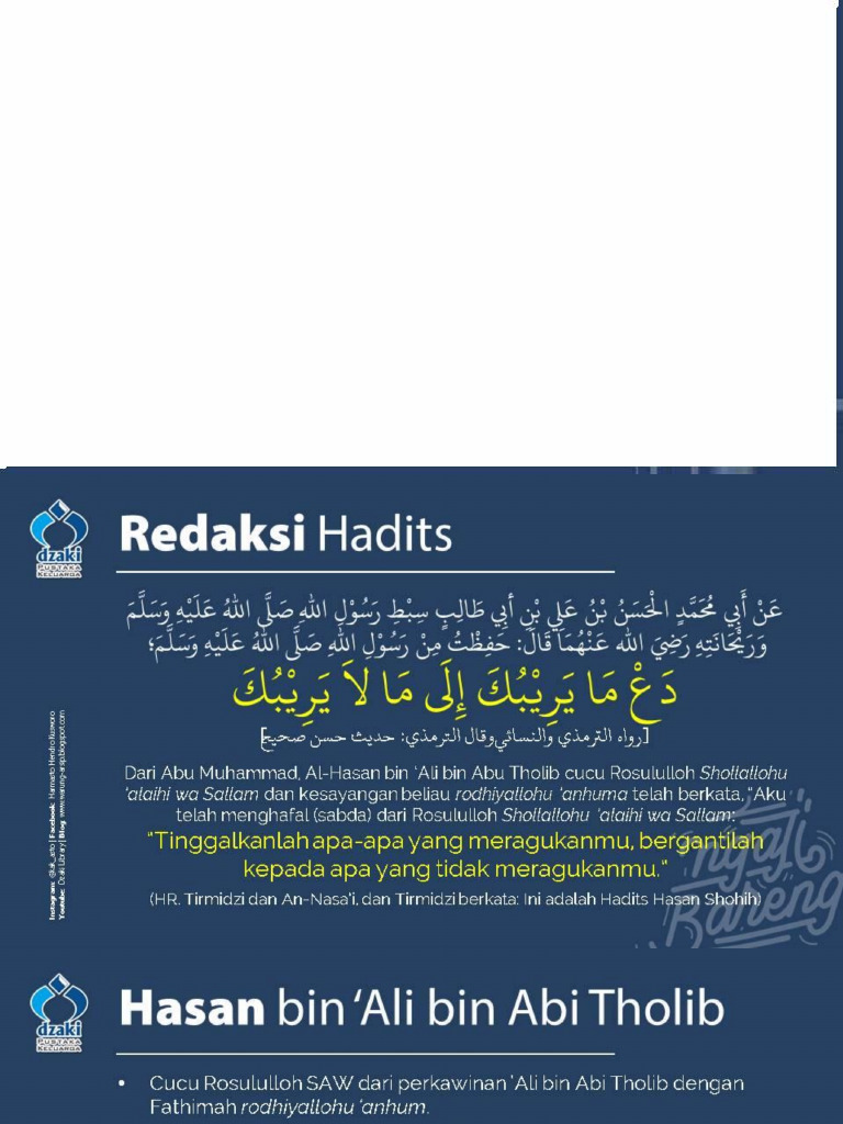 Hadith Ke 11 Imam Nawawi | PDF