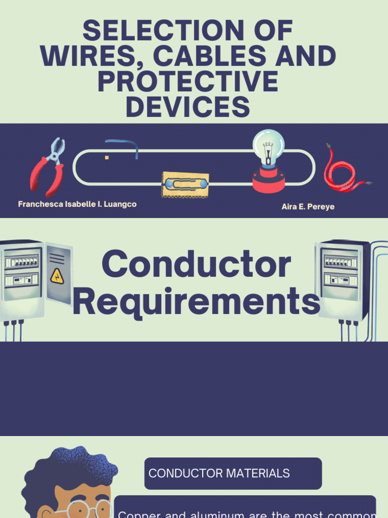 Group 2 Selection of Wires Cables and Protective Devices - PDF ...