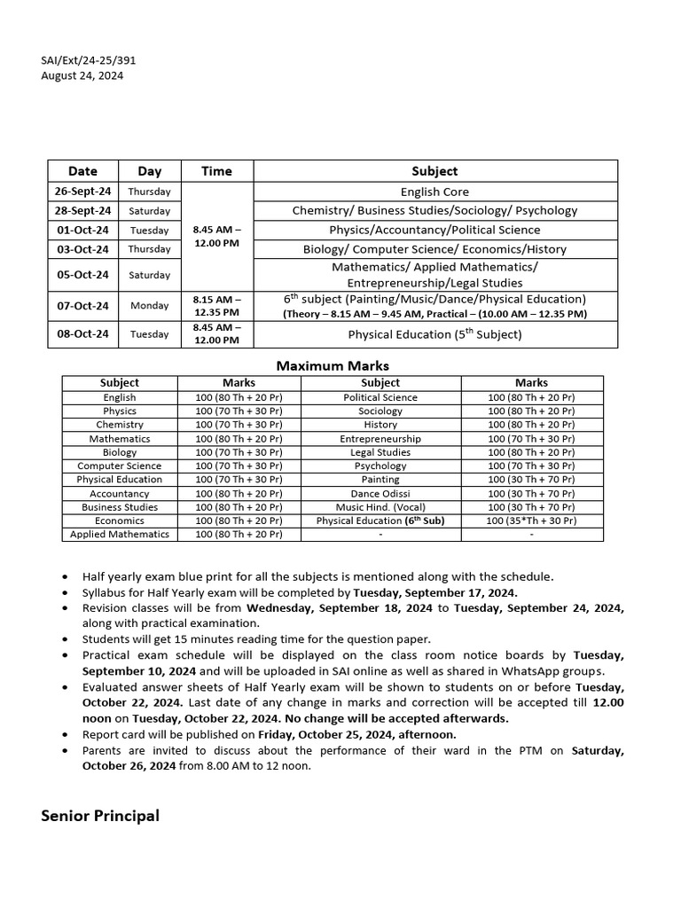 Class xi cbse half yearly examination 202425 1 pdf chemistry