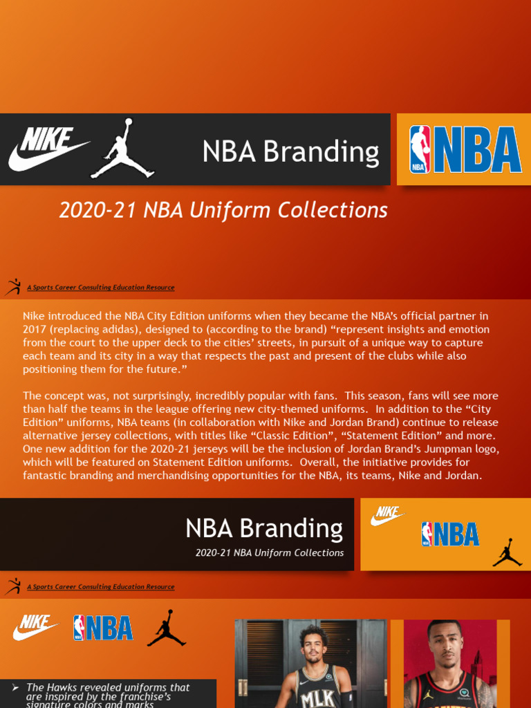 Nba City Uniforms - Presentation | PDF | National Basketball ...