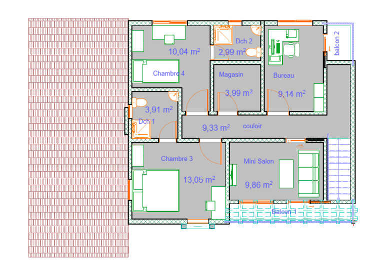 Plan R+1 | PDF