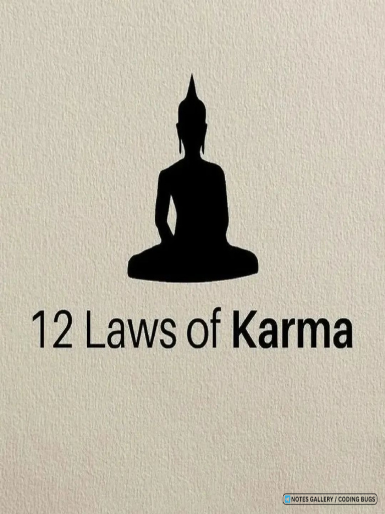 12 Law of Karma PDF | PDF
