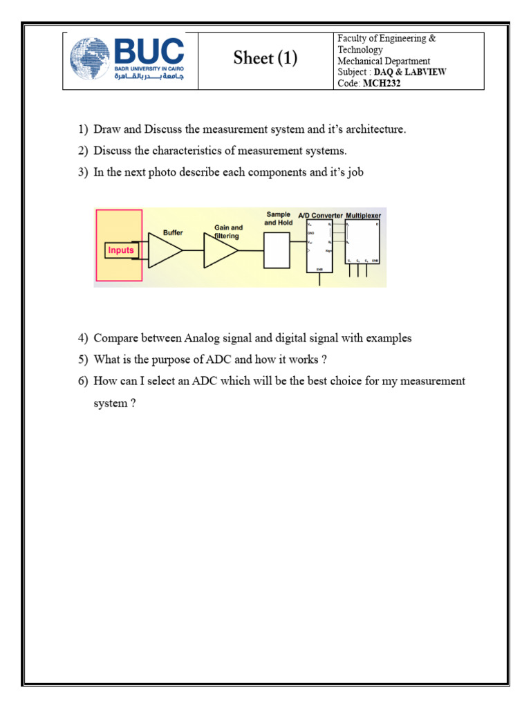 DAQ & LABVIEW: Measurement Systems | PDF