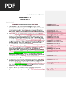 Cambridge IELTS 19 - Test 03 - Answers