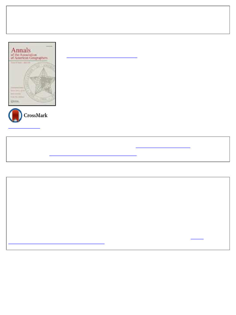 Collard R Dempsey J and Sundberg J 2015 | PDF | Natural Environment ...