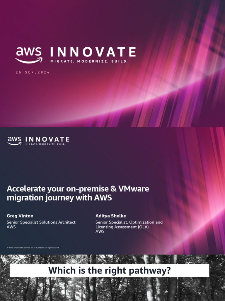 AWS VMware Migration Training Guide | PDF | Amazon Web Services ...