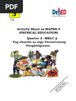 Activity Sheet in Epp | PDF