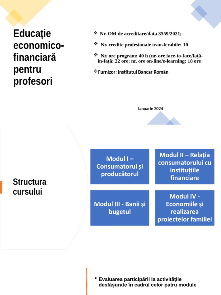 Prezentare Modulul II | PDF