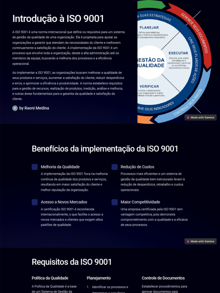 Iso 9001 | PDF | ISO 9000 | Qualidade (negócios)