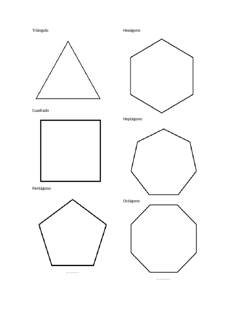 Triángulo Figuras para Colorear | PDF