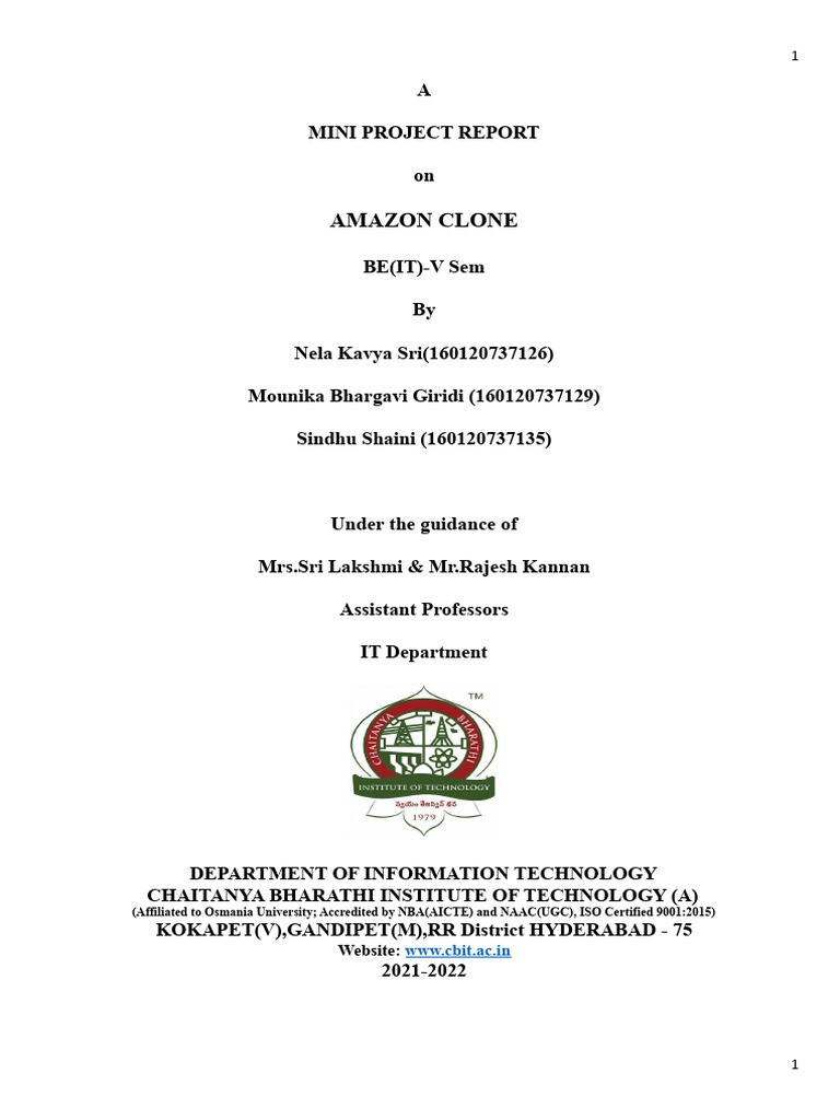 Amazon Clone Project Report | PDF | Icon (Computing) | Websites