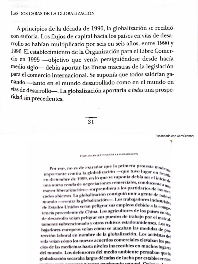 Las Dos Caras de La Globalización | PDF