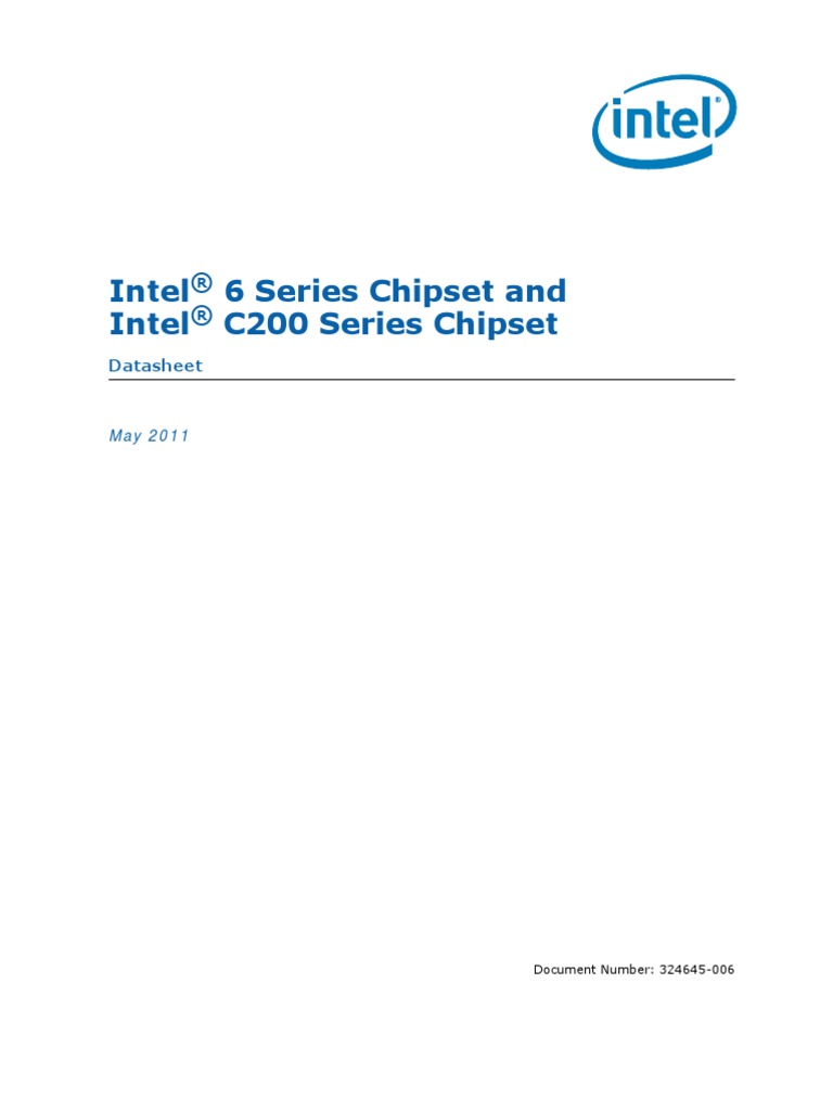 6 Chipset c200 Chipset Datasheet | PDF | Usb | Hdmi