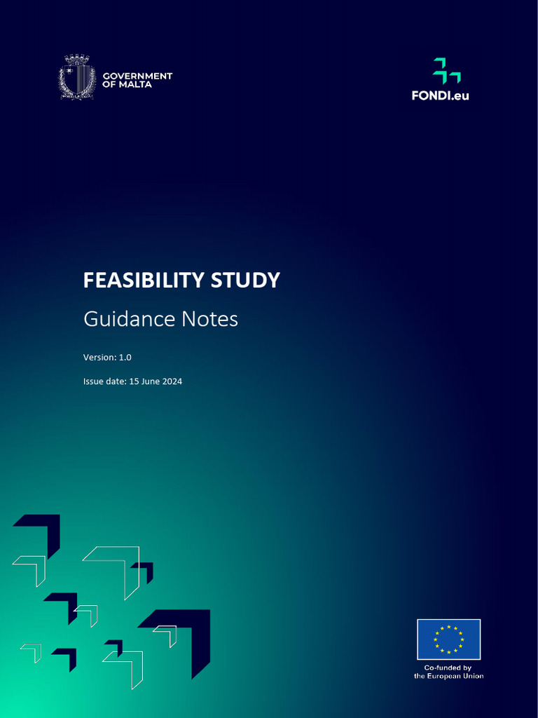 Feasibility Study Guidance Notes 2024 | PDF | Feasibility Study | Small ...