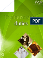 The Must-know Duties