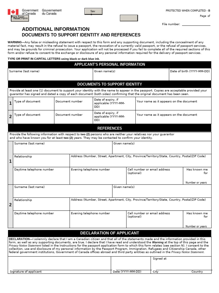 Main - Form pptc057 Additional Information Documents To Support ...