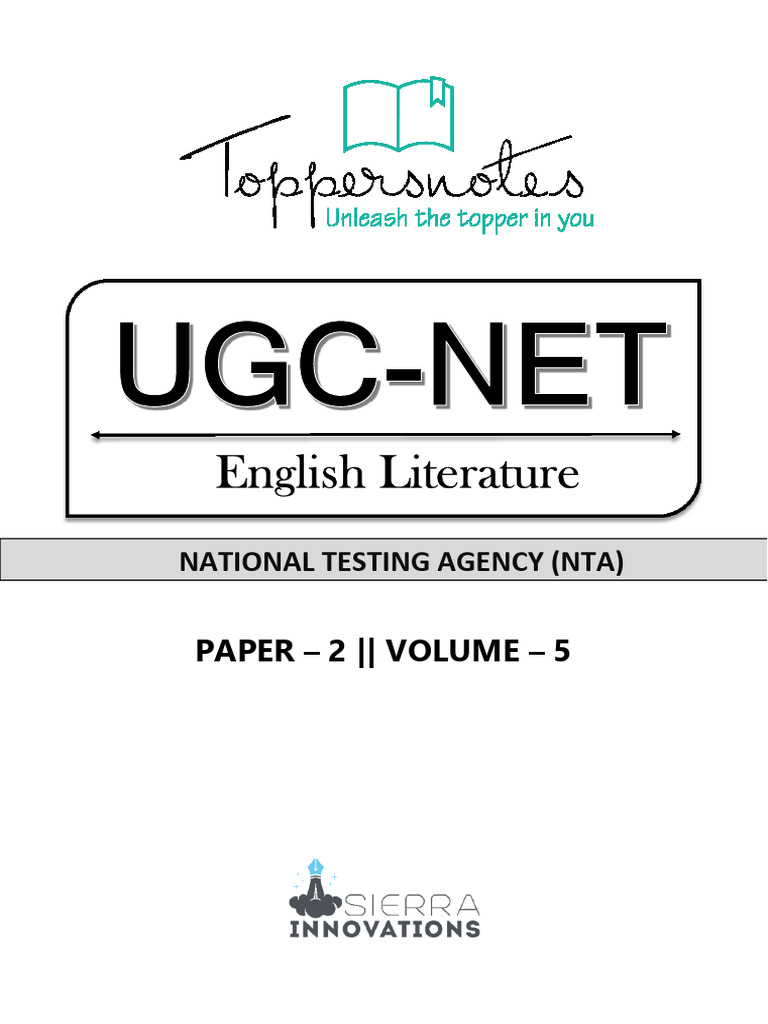 UGC NET Eng Literature Sample Volume 05 | PDF | Philosophy
