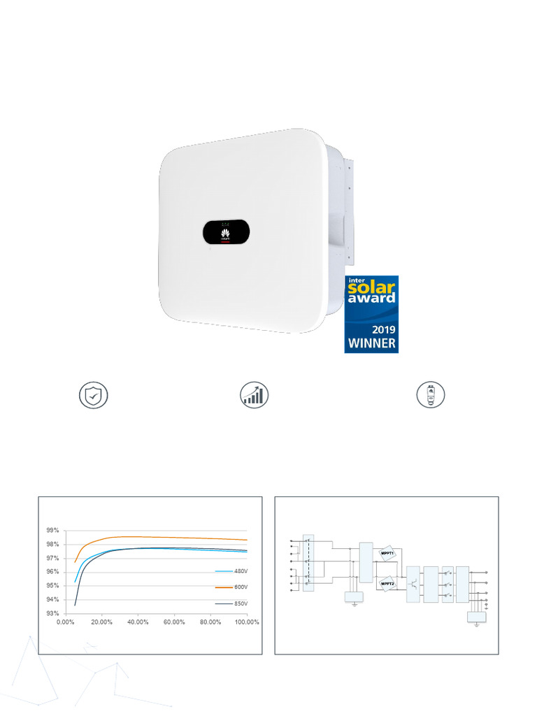Huawei SUN2000 Inverter Specs | PDF | Alternating Current | Computer ...