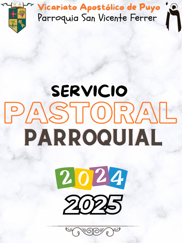 Folleto Servicio Pastoral y Fichas 2024 | PDF | eucaristía | Confirmación