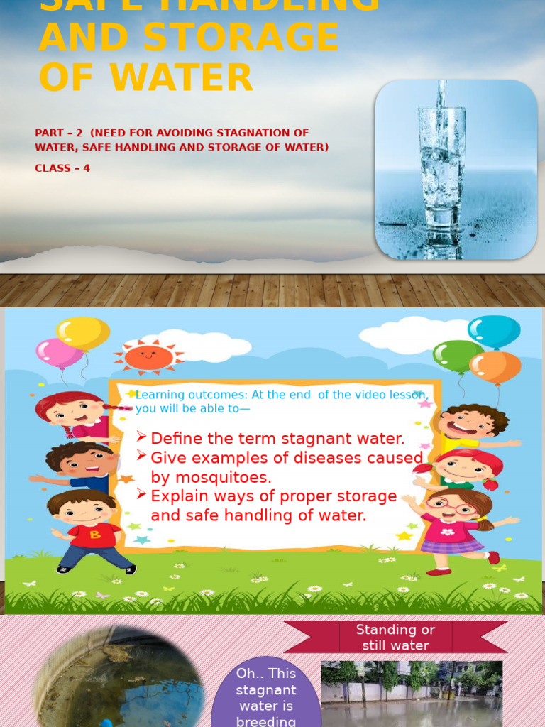 Safe Water Storage and Stagnation Risks | PDF