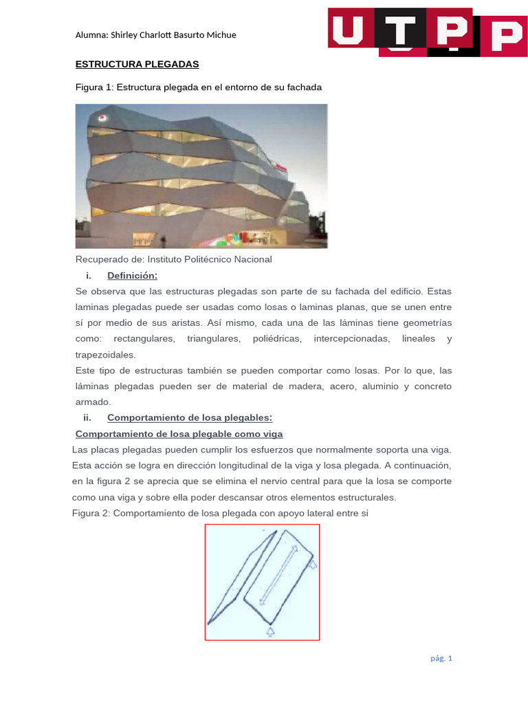 Estructuras Plegadas en Arquitectura | PDF | Viga (Estructura) | Pandeo