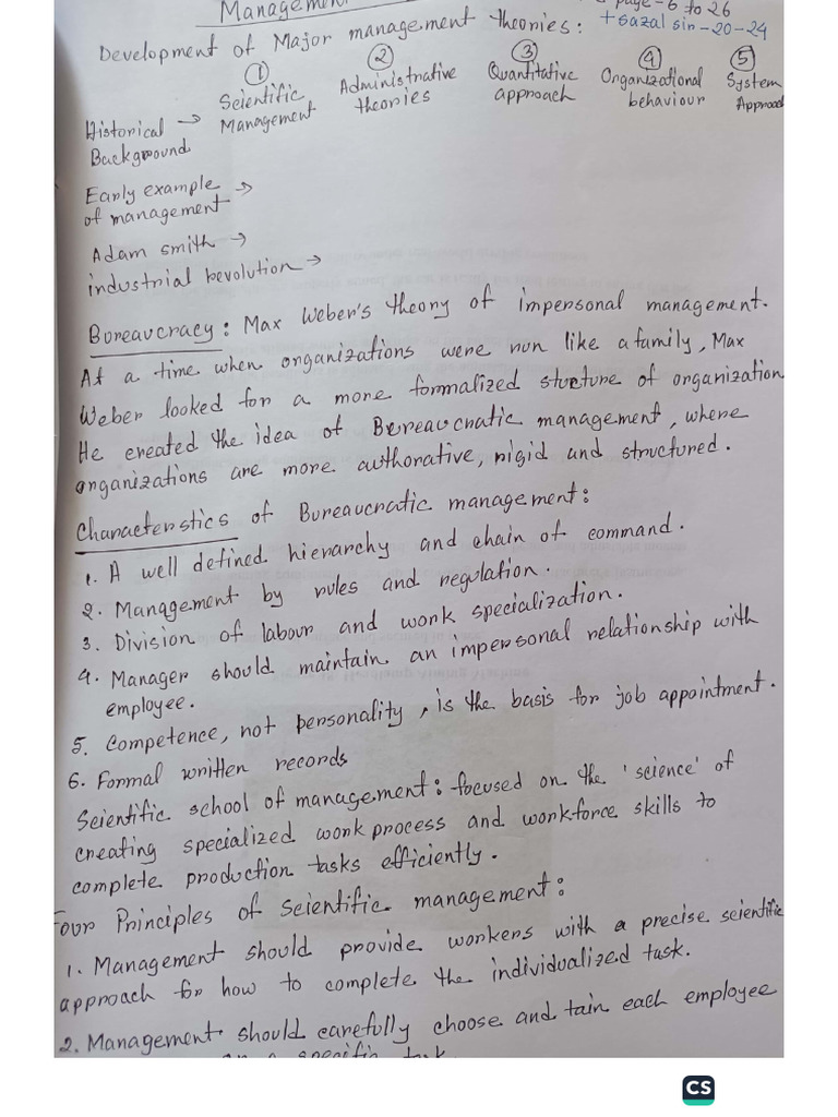 Management Sec A | PDF