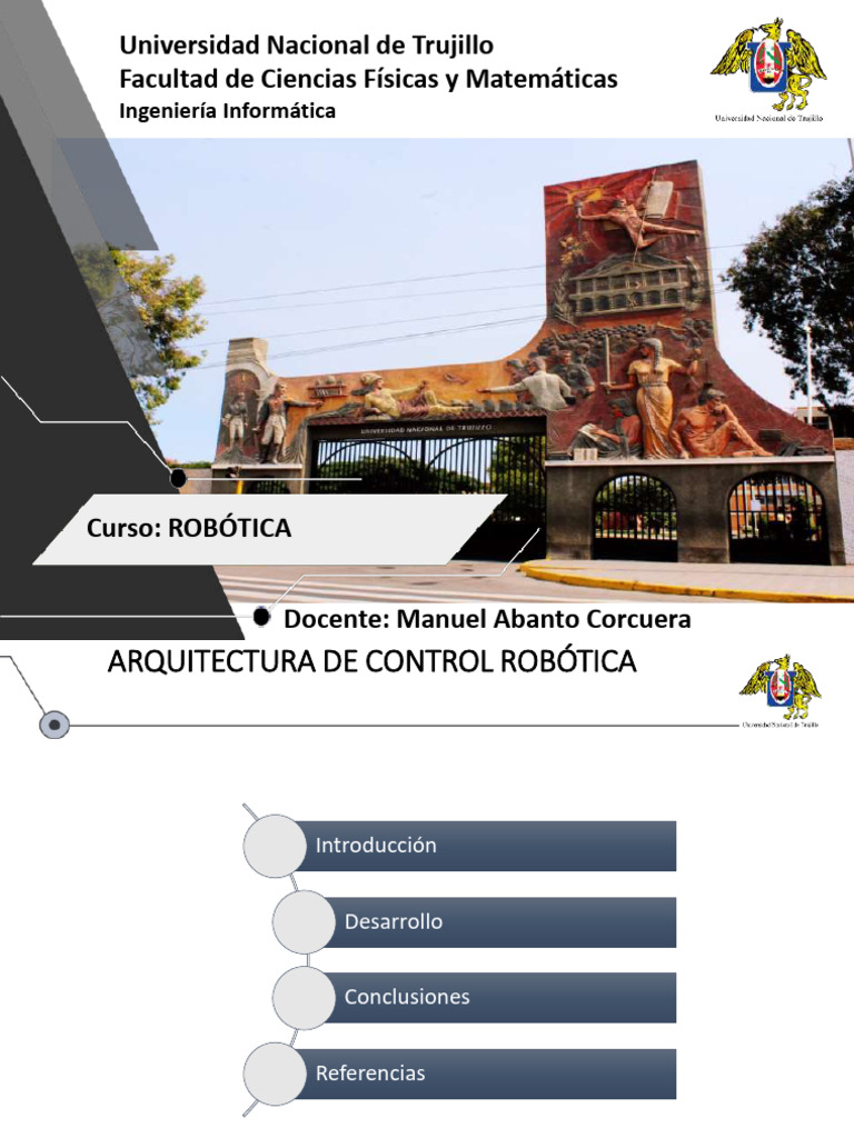 Arquitectura de Control en Robótica | PDF | Robot | Robótica