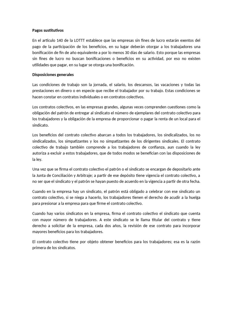 Derecho Del Trabajo | PDF | Salario | Sindicato