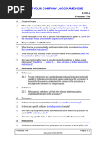 ISO 9001 Procedure Template Guide | PDF | Quality Management System ...
