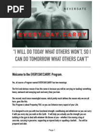 I Will Do Today What Others Won'T, So I Can Do Tomorrow What Others Can'T