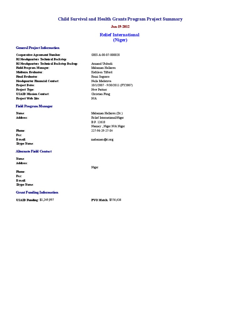 CSHGP Form Corrected HM Jan 19 | PDF | Social Science