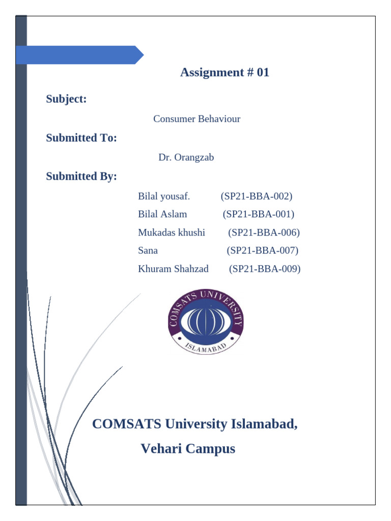 Assignment 1 Consumer Behaviour | PDF | Usability | Attitude (Psychology)