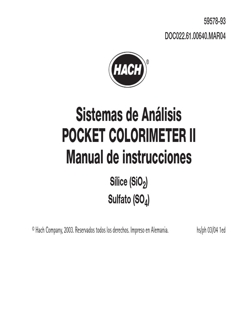 MI Colorimetro | PDF | Calibración | Concentración