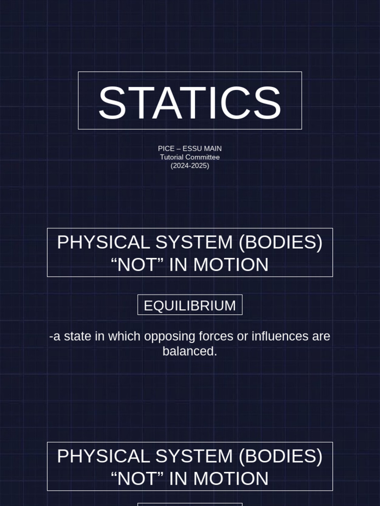 Statics | PDF