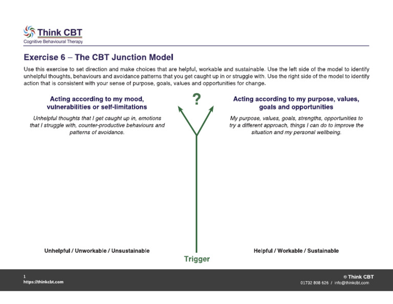 Exercise 6 - The CBT Junction Model | PDF