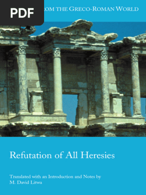 Hippolytus Refutation of All Heresies PDF Textual Criticism Origen 