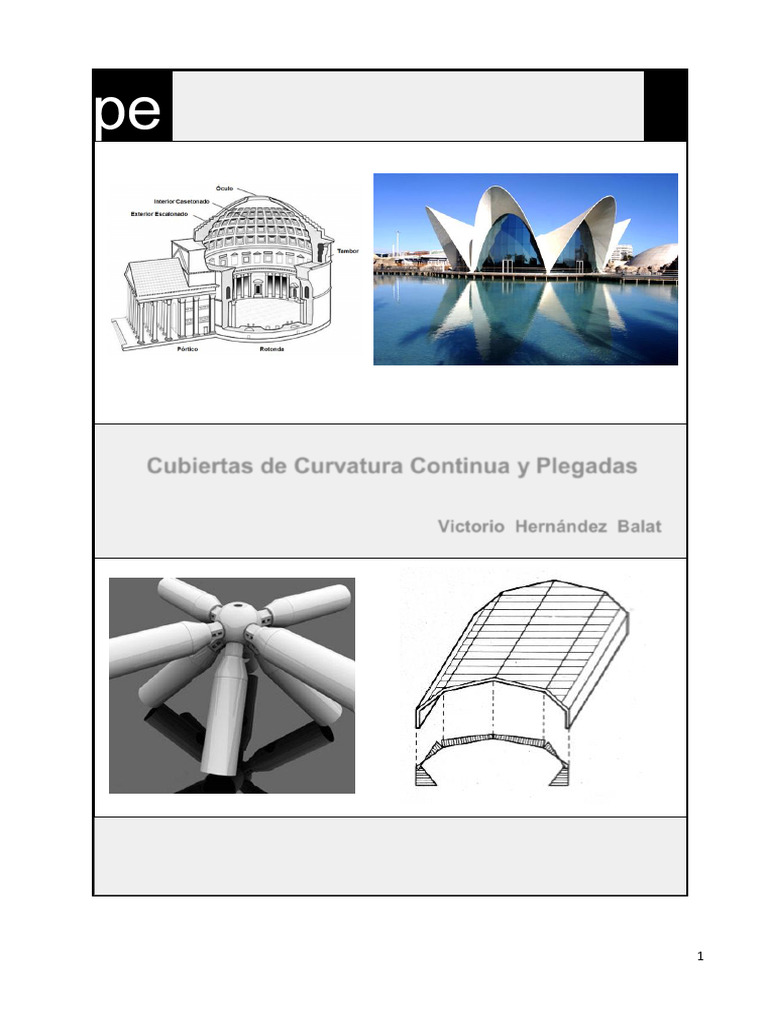 Cubiertas Plegadas en Arquitectura | PDF | Hazme | Viga (Estructura)
