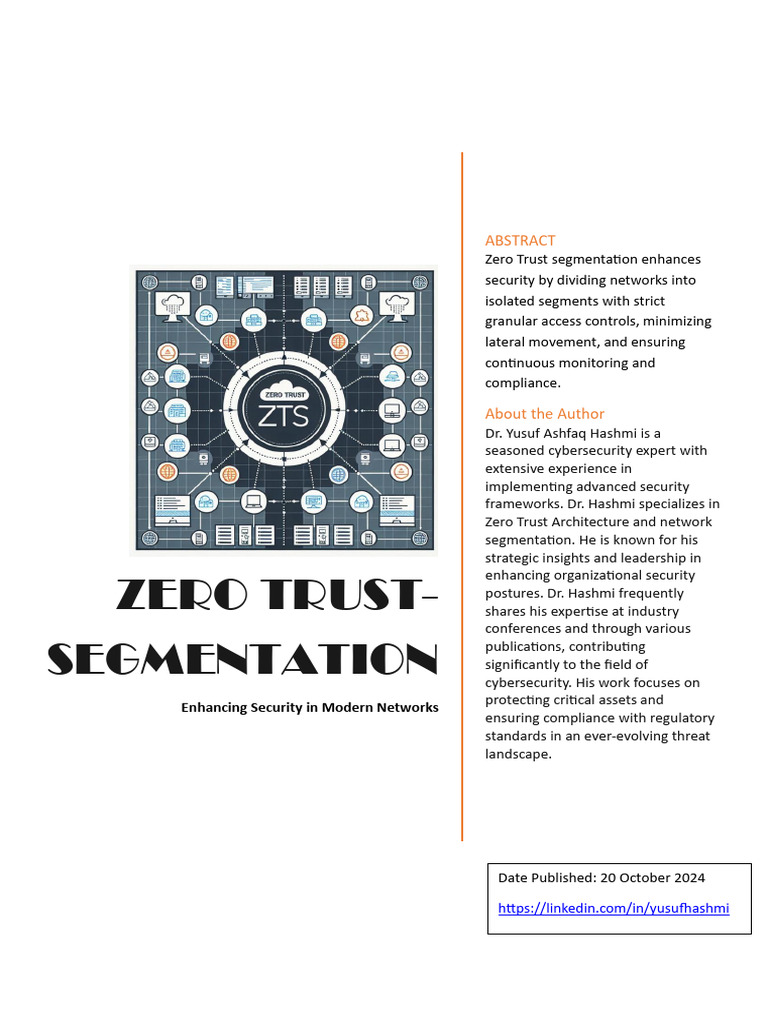 Zero Trust: Secure Network Segmentation | PDF | Security | Computer ...