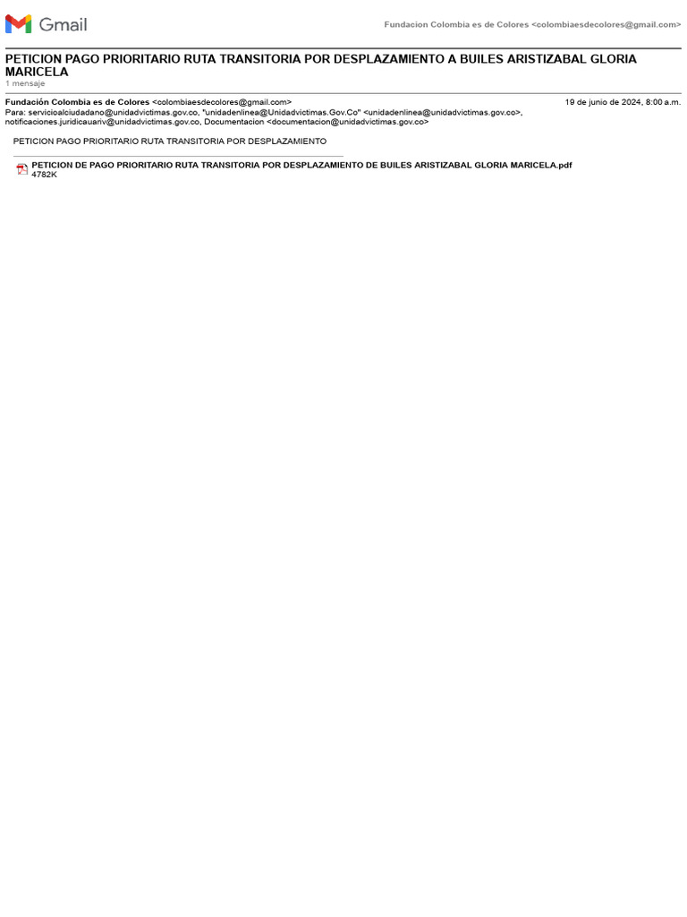 Pago Prioritario por Desplazamiento | PDF
