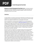 Enterprise Document) Management