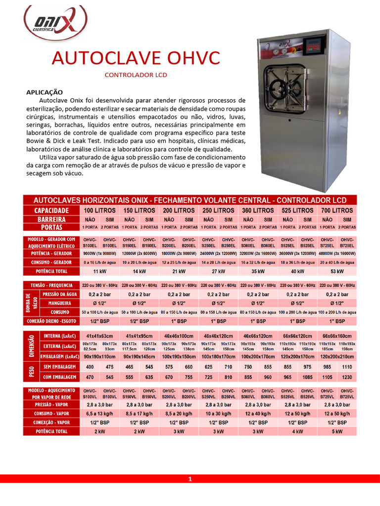 Controle de Esterilização Autoclave OHVC | PDF | Esterilização ...