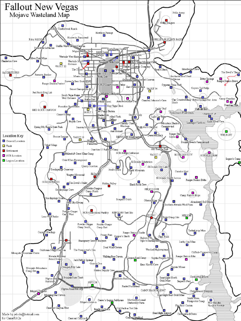 Fallout NV Map | PDF