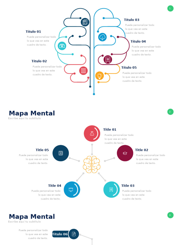 Ejemplos de Mapas Mentales en PowerPoint | PDF | Business | Negocios