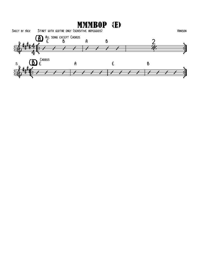 Mmmbop PDF
