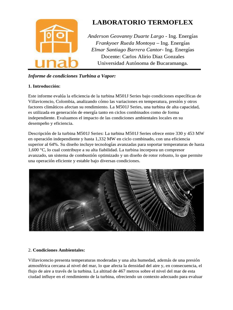 Generación Convencional - Termoflex | PDF | Turbina | Humedad