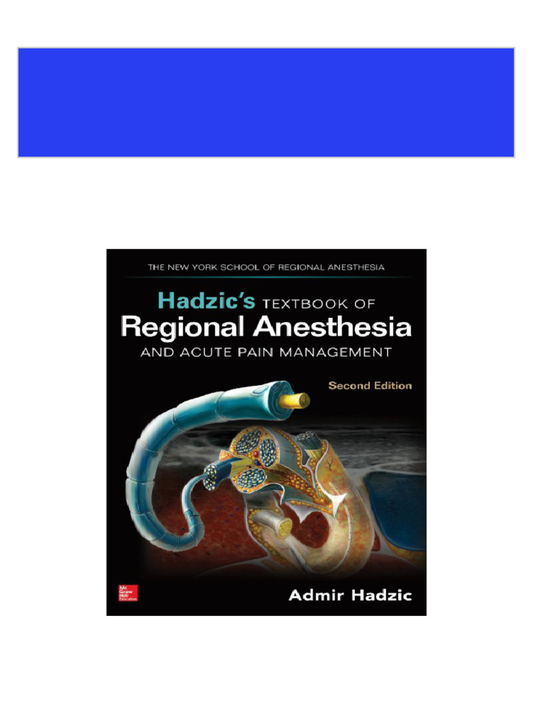 Ebooks PDF) Download Hadzic's Textbook of Regional