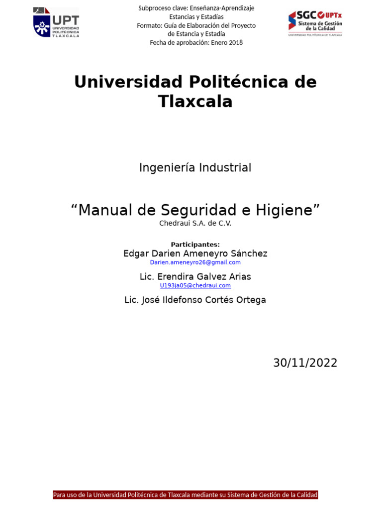Estancias 2 Proyecto Final Edgar | PDF | Valores | Gestión de la calidad