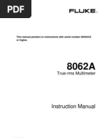 Fluke 8062a Service Manual