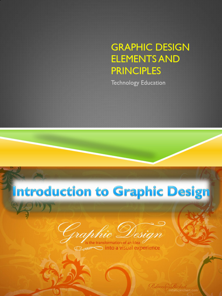Graphic Design Elements & Principles Guide | PDF | Vision | Artistic ...